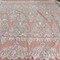 1 Yard Luxurious Gold Corded Bridal Lace Fabric Embroidered on Net Mesh 53 inch Width